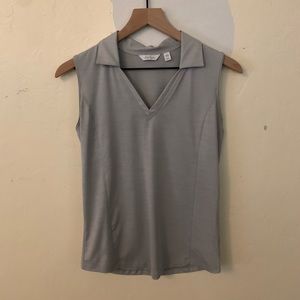 Lady Hagen Golf Collar Tank Top